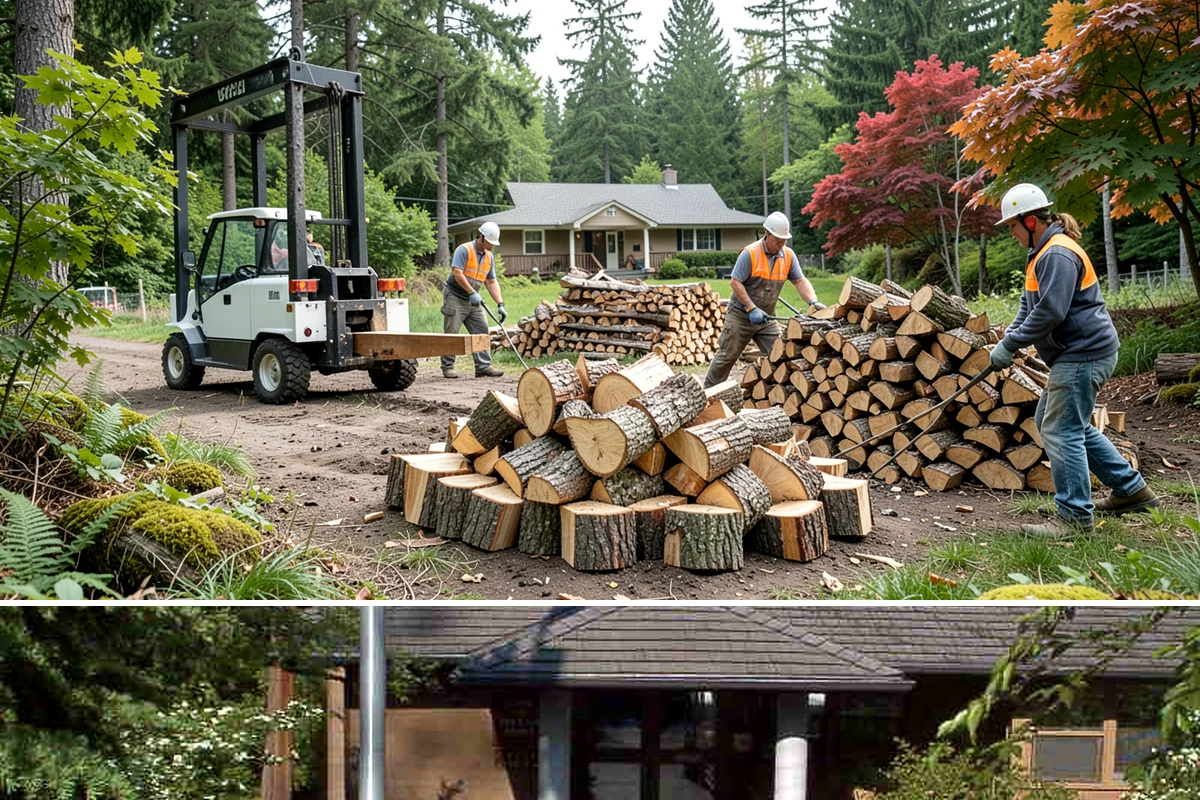 Premium Hardwood Mix in Yarrow Point, King County, WA - Order in late summer or early fall to secure premium hardwood before the winter heating rush begins.