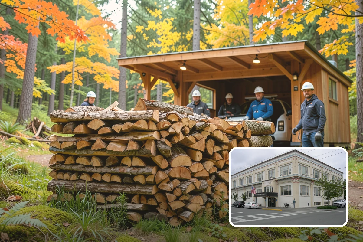 Premium Kiln-Dried Firewood in Anacortes, Skagit County, WA - Extremely low moisture for fast, reliable lighting