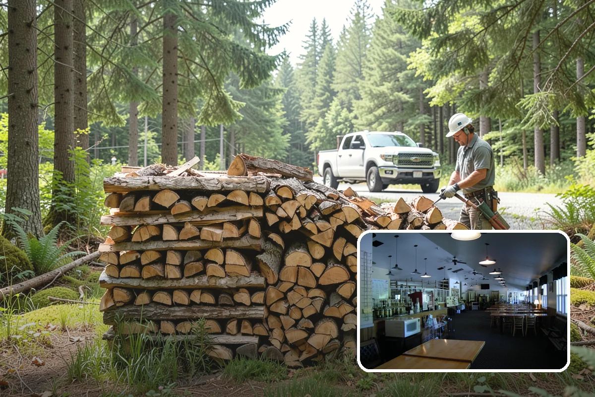 Premium Kiln-Dried Firewood in Black Diamond, King County, WA - Extremely low moisture for fast, reliable lighting