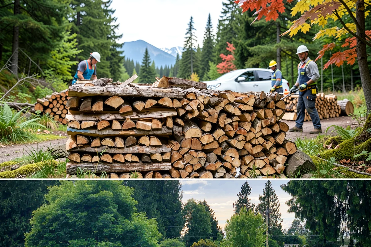 Premium Kiln-Dried Firewood in Bonney Lake, Pierce County, WA - Available year-round, making it the ideal solution when you need dry wood immediately during winter.