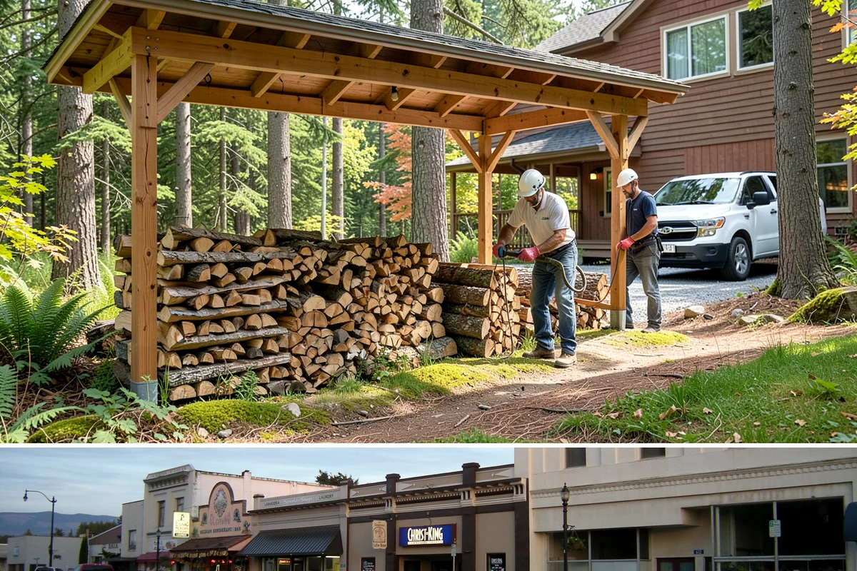 Premium Kiln-Dried Firewood in Burlington, Skagit County, WA - Available year-round, making it the ideal solution when you need dry wood immediately during winter.