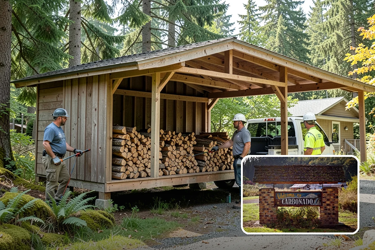 Premium Kiln-Dried Firewood in Carbonado, Pierce County, WA - Extremely low moisture for fast, reliable lighting