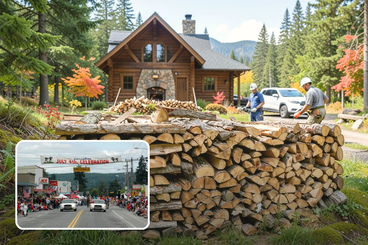 Premium Kiln-Dried Firewood in Carnation, King County, WA - Extremely low moisture for fast, reliable lighting