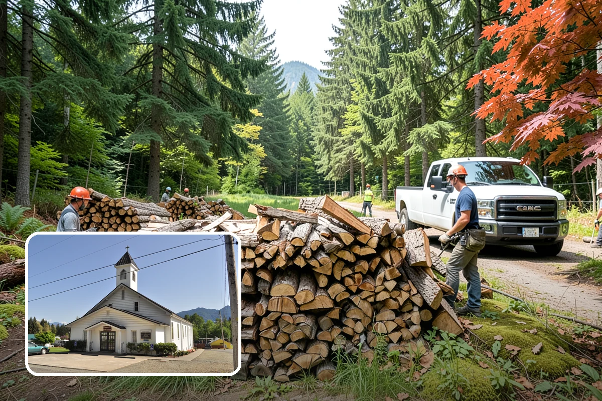 Premium Kiln-Dried Firewood in Concrete, Skagit County, WA - Extremely low moisture for fast, reliable lighting