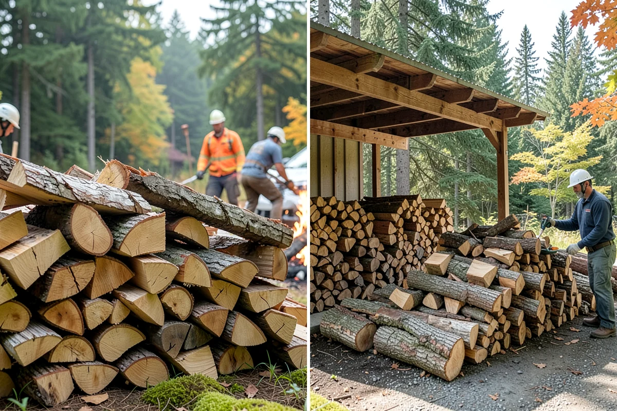 Premium Kiln-Dried Firewood in Concrete, Skagit County, WA - Confirm your quantity and delivery preferences