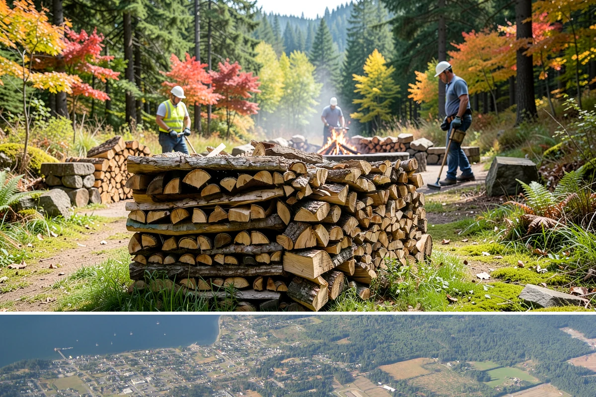 Premium Kiln-Dried Firewood in Coupeville, Island County, WA - Available year-round, making it the ideal solution when you need dry wood immediately during winter.
