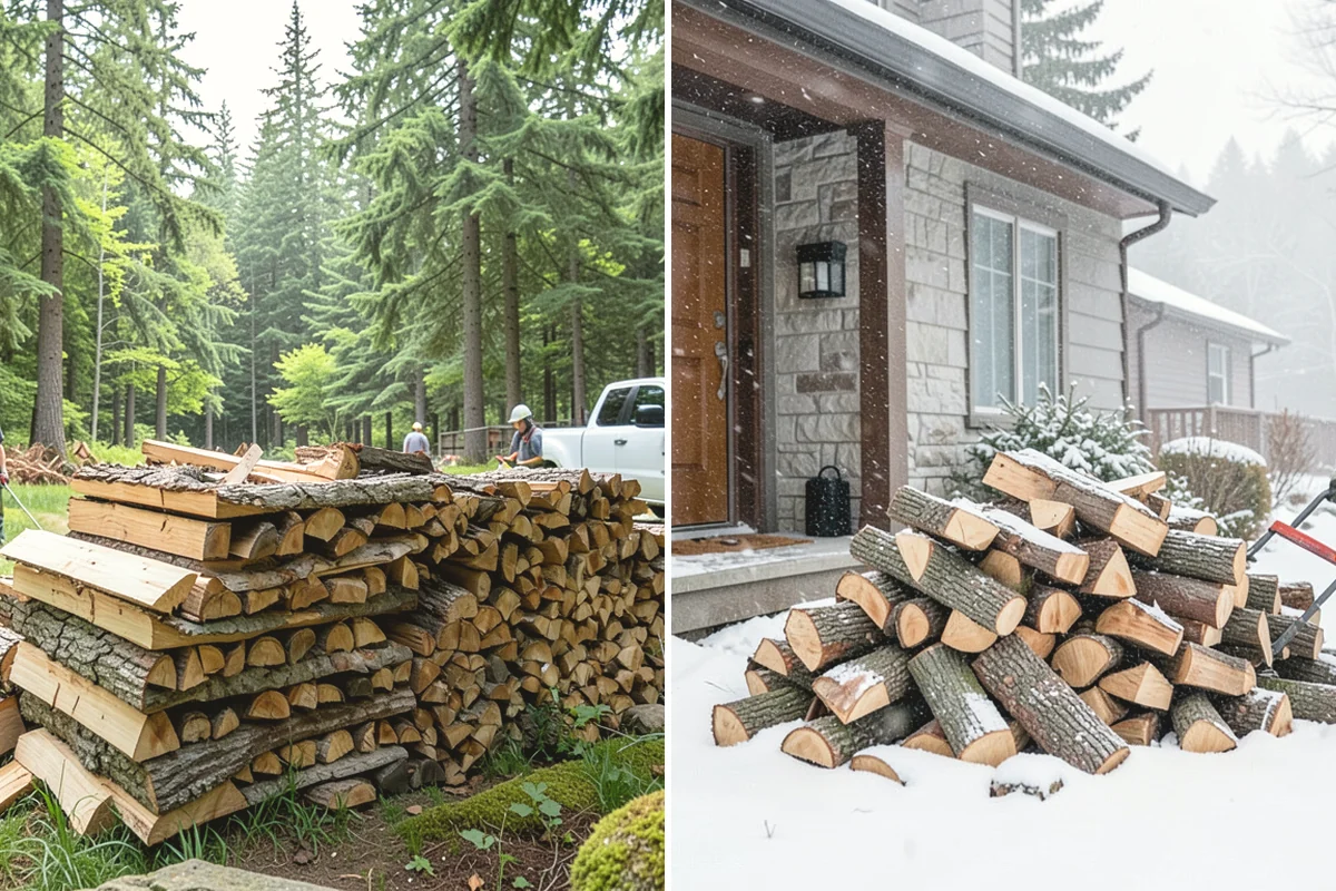 Premium Kiln-Dried Firewood in Covington, King County, WA - Confirm your quantity and delivery preferences