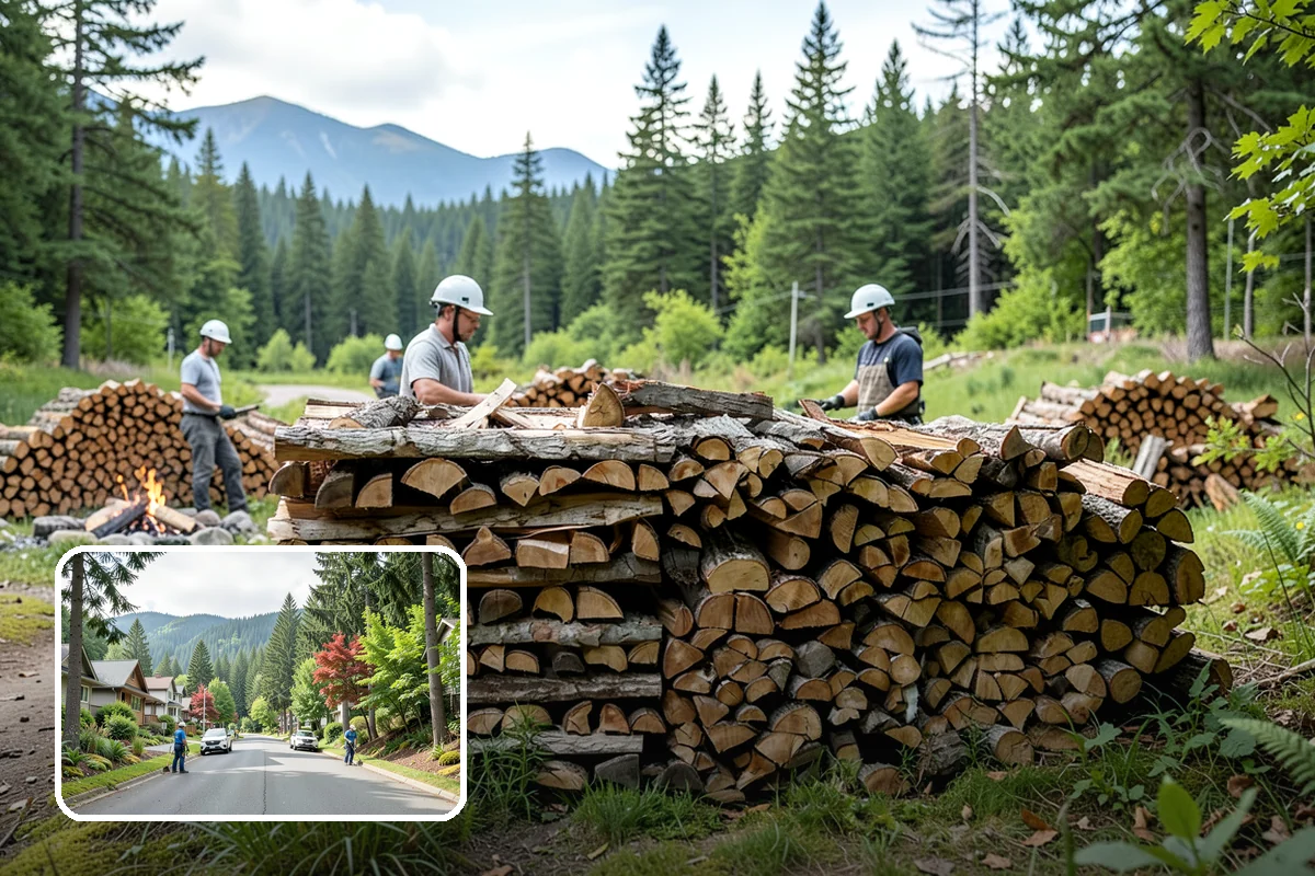 Premium Kiln-Dried Firewood in Darrington, WA - Extremely low moisture for fast, reliable lighting