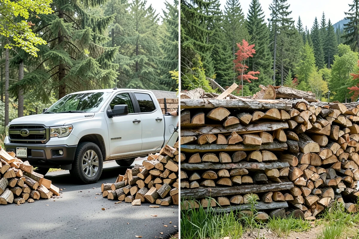 Premium Kiln-Dried Firewood in DuPont, Pierce County, WA - Confirm your quantity and delivery preferences
