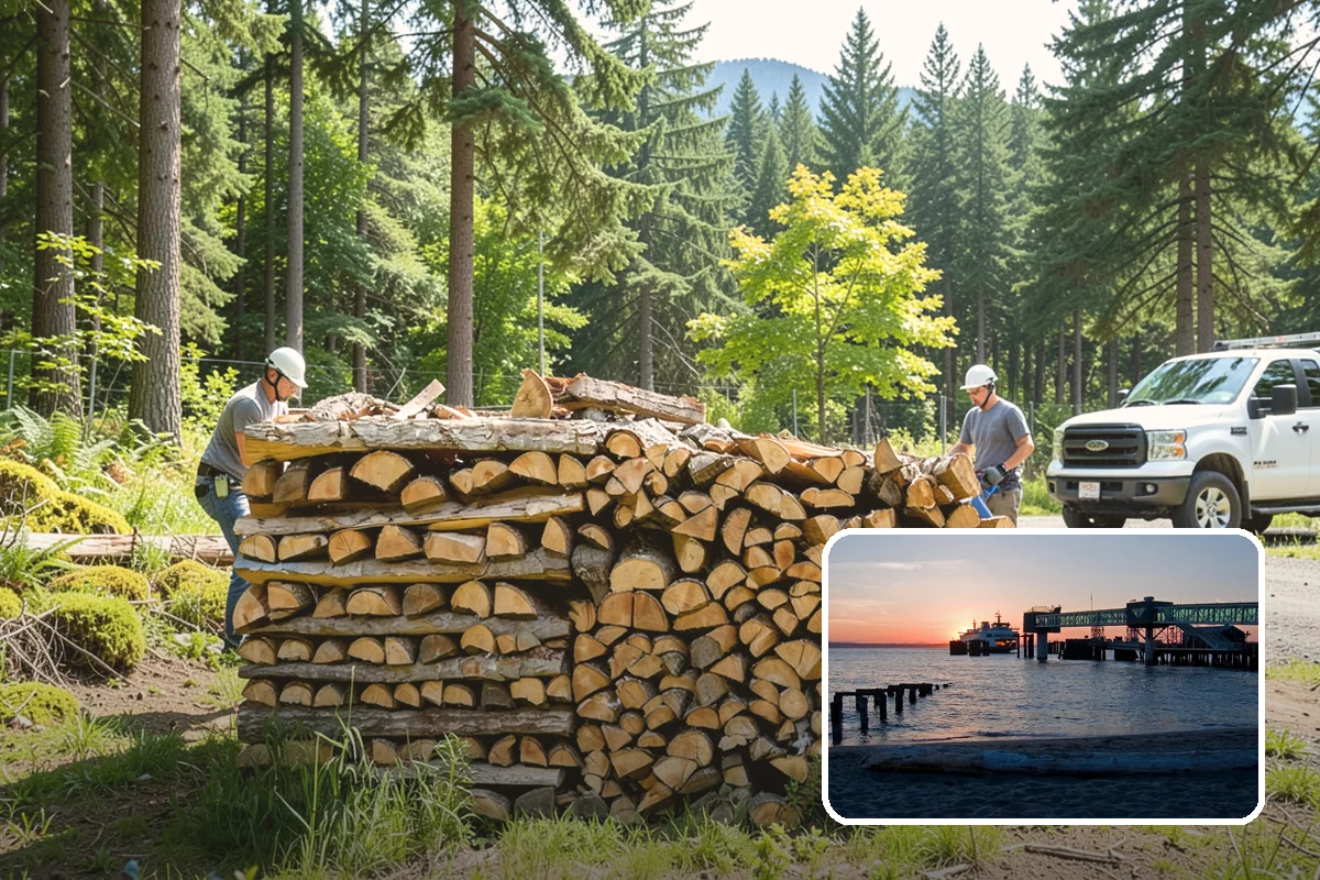 Premium Kiln-Dried Firewood in Edmonds, Snohomish County, WA - Extremely low moisture for fast, reliable lighting