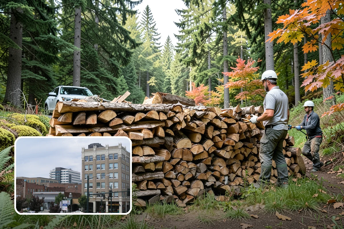 Premium Kiln-Dried Firewood in Everett, Snohomish County, WA - Extremely low moisture for fast, reliable lighting