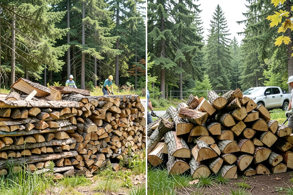 Premium Kiln-Dried Firewood in Everett, Snohomish County, WA - Confirm your quantity and delivery preferences