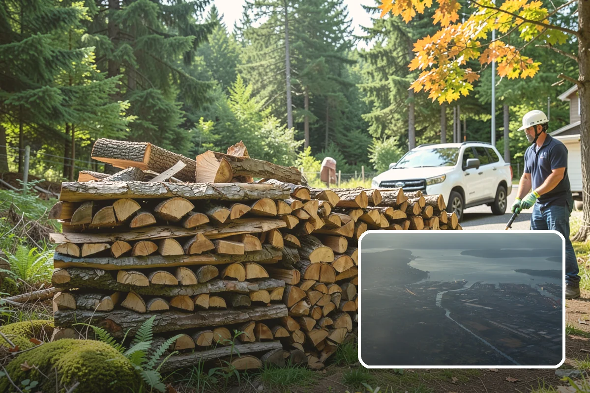 Premium Kiln-Dried Firewood in Fife, Pierce County, WA - Extremely low moisture for fast, reliable lighting
