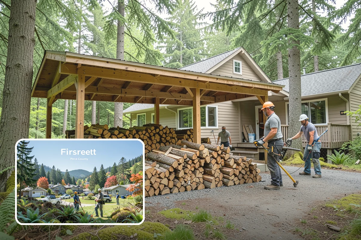 Premium Kiln-Dried Firewood in Fircrest, Pierce County, WA - Extremely low moisture for fast, reliable lighting