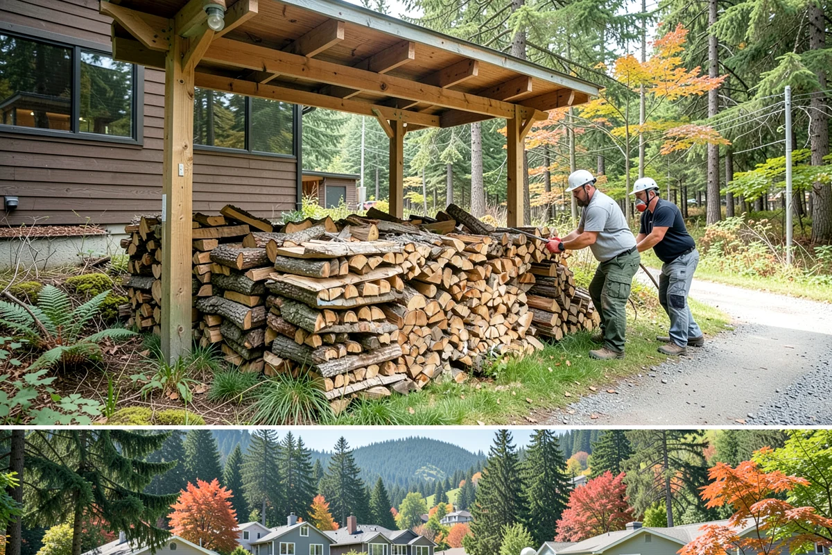 Premium Kiln-Dried Firewood in Fircrest, Pierce County, WA - Available year-round, making it the ideal solution when you need dry wood immediately during winter.