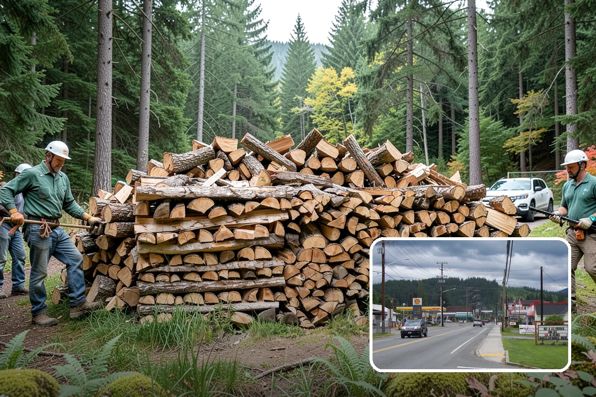 Premium Kiln-Dried Firewood in Granite Falls, Snohomish County, WA - Extremely low moisture for fast, reliable lighting