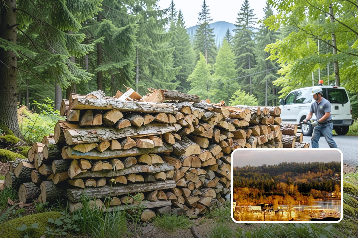 Premium Kiln-Dried Firewood in Kenmore, King County, WA - Extremely low moisture for fast, reliable lighting