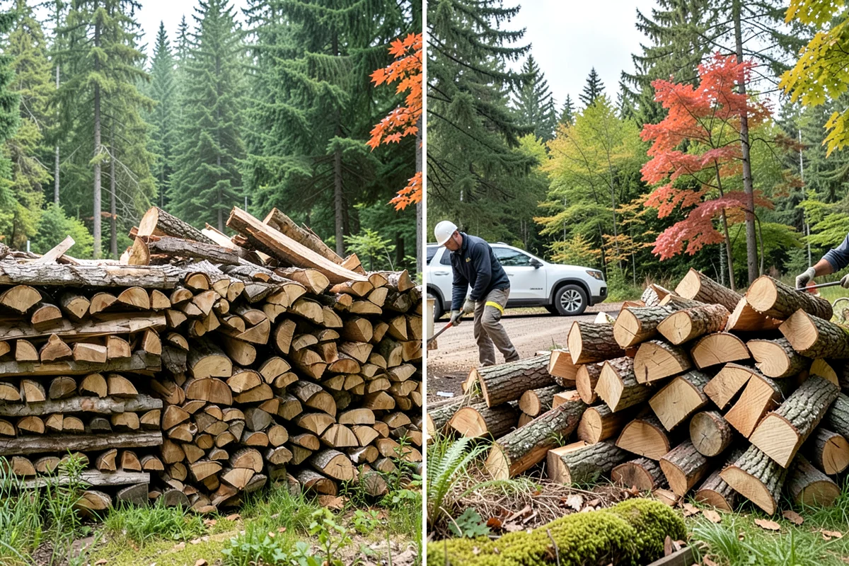 Premium Kiln-Dried Firewood in Kenmore, King County, WA - Confirm your quantity and delivery preferences