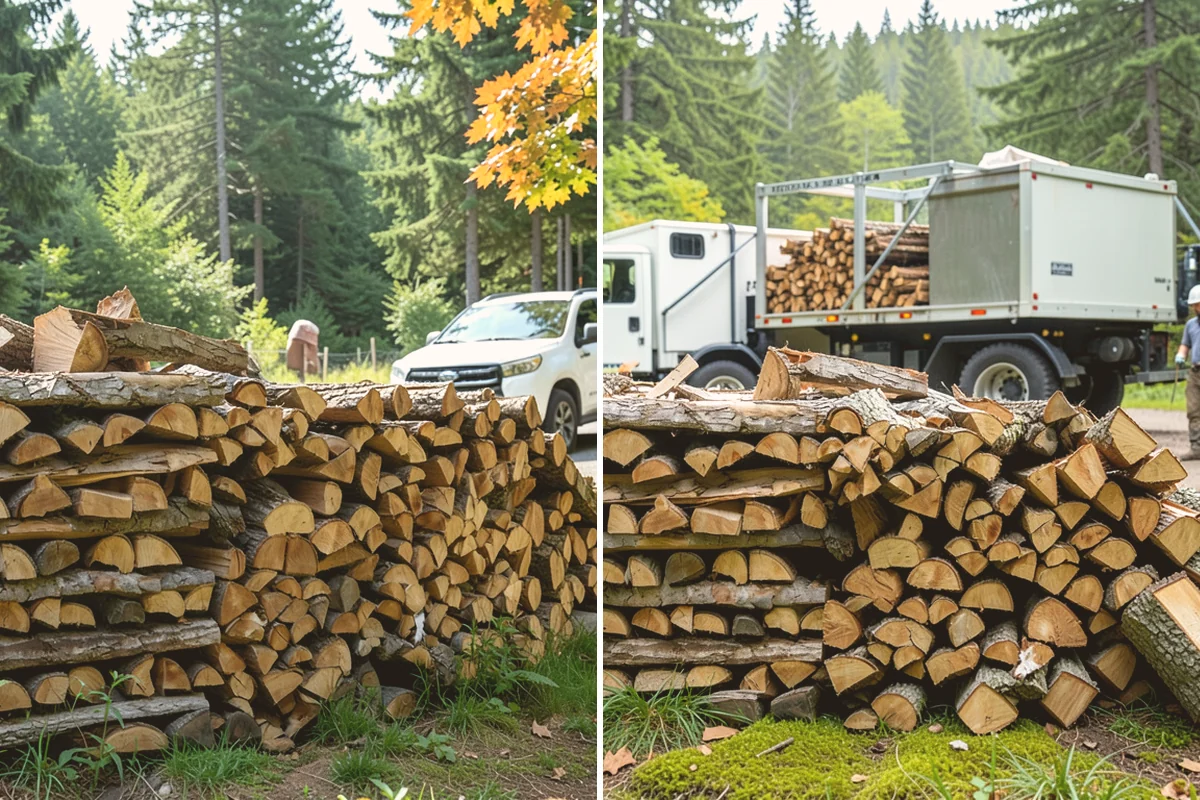 Premium Kiln-Dried Firewood in Kent, King County, WA - Confirm your quantity and delivery preferences