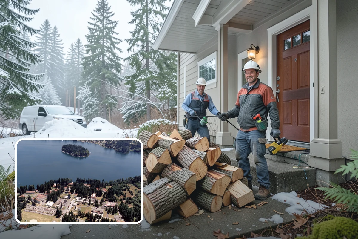 Premium Kiln-Dried Firewood in Lakewood, Pierce County, WA - Extremely low moisture for fast, reliable lighting