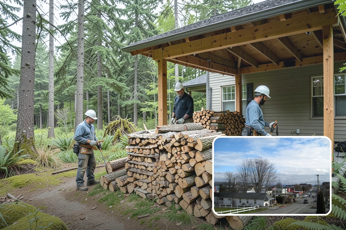Premium Kiln-Dried Firewood in Langley, WA - Extremely low moisture for fast, reliable lighting