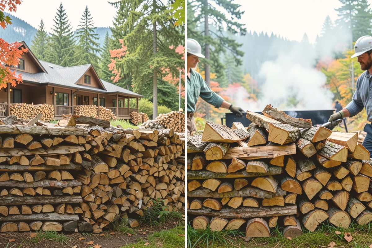 Premium Kiln-Dried Firewood in Langley, WA - Confirm your quantity and delivery preferences