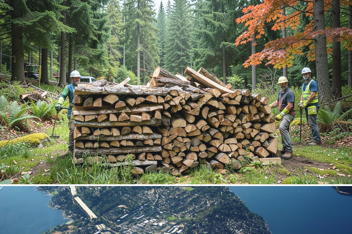 Premium Kiln-Dried Firewood in Mercer Island, King County, WA - Available year-round, making it the ideal solution when you need dry wood immediately during winter.