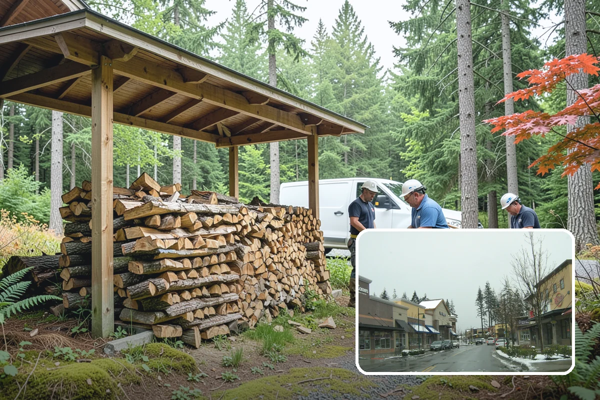 Premium Kiln-Dried Firewood in Mill Creek, Snohomish County, WA - Extremely low moisture for fast, reliable lighting