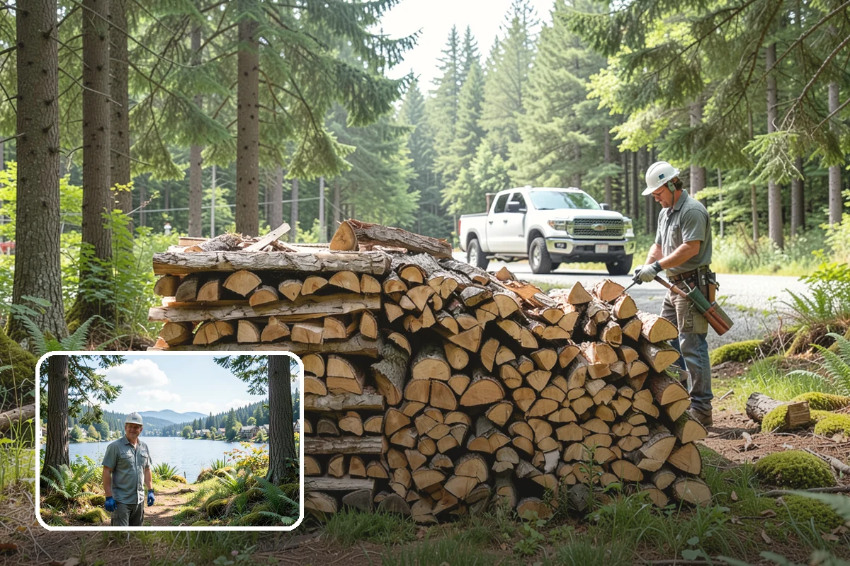 Premium Kiln-Dried Firewood in Milton, King County, WA - Extremely low moisture for fast, reliable lighting