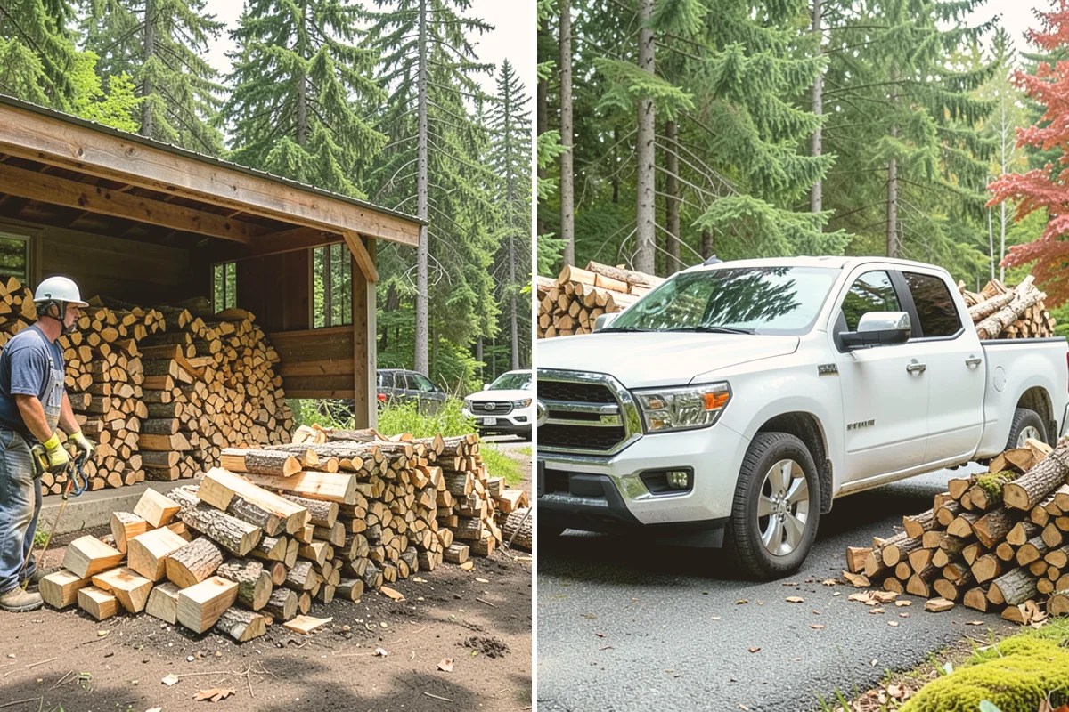 Premium Kiln-Dried Firewood in Milton, King County, WA - Confirm your quantity and delivery preferences