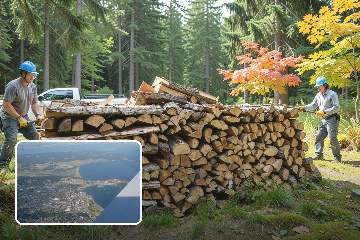 Premium Kiln-Dried Firewood in Oak Harbor, Island County, WA - Extremely low moisture for fast, reliable lighting