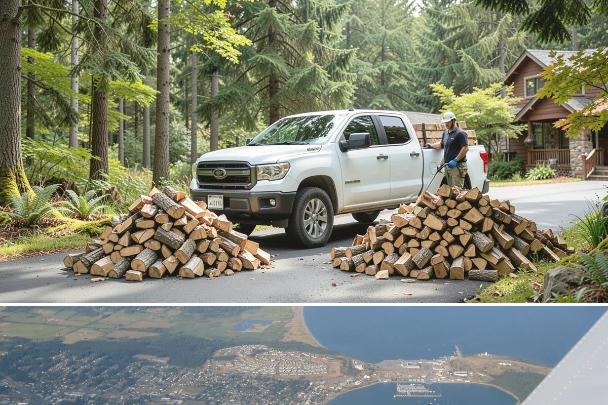 Premium Kiln-Dried Firewood in Oak Harbor, Island County, WA - Available year-round, making it the ideal solution when you need dry wood immediately during winter.