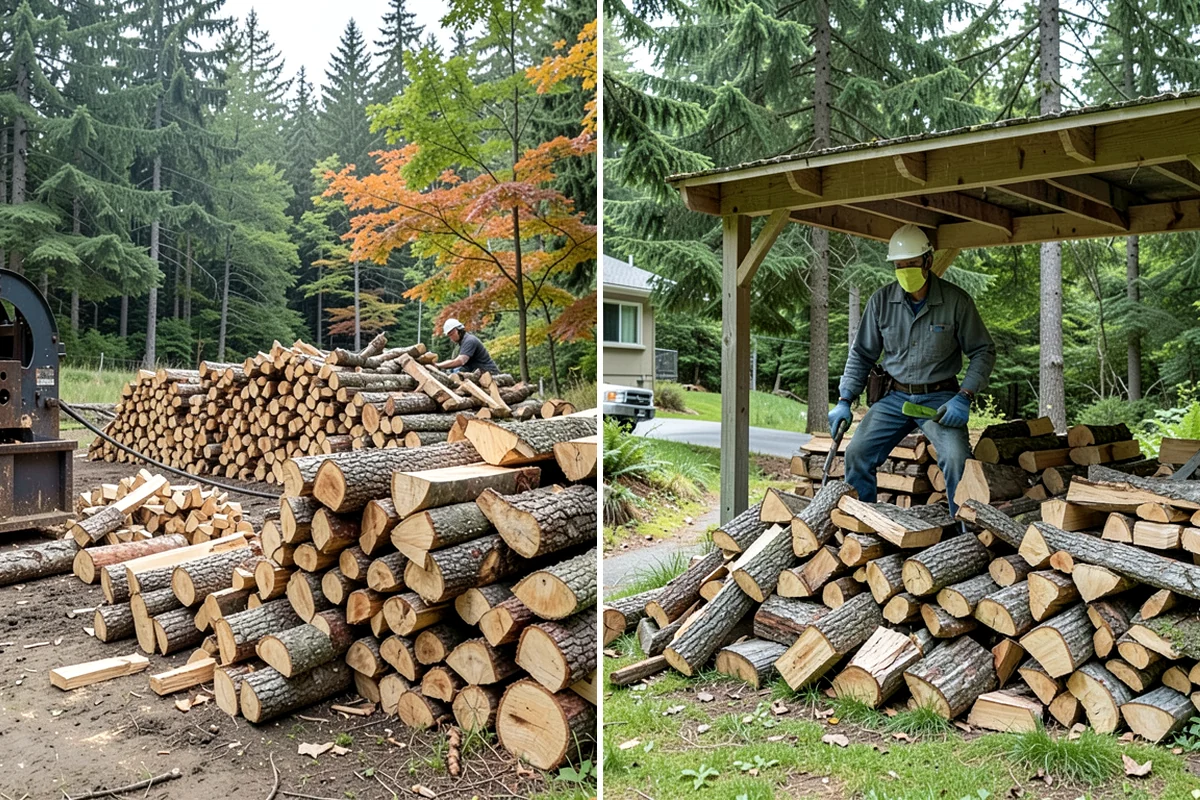 Premium Kiln-Dried Firewood in Puyallup, Pierce County, WA - Confirm your quantity and delivery preferences