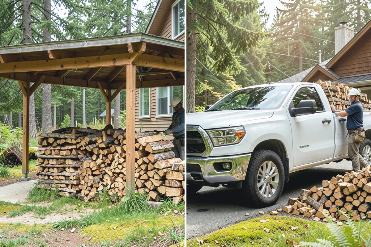 Premium Kiln-Dried Firewood in Renton, King County, WA - Confirm your quantity and delivery preferences
