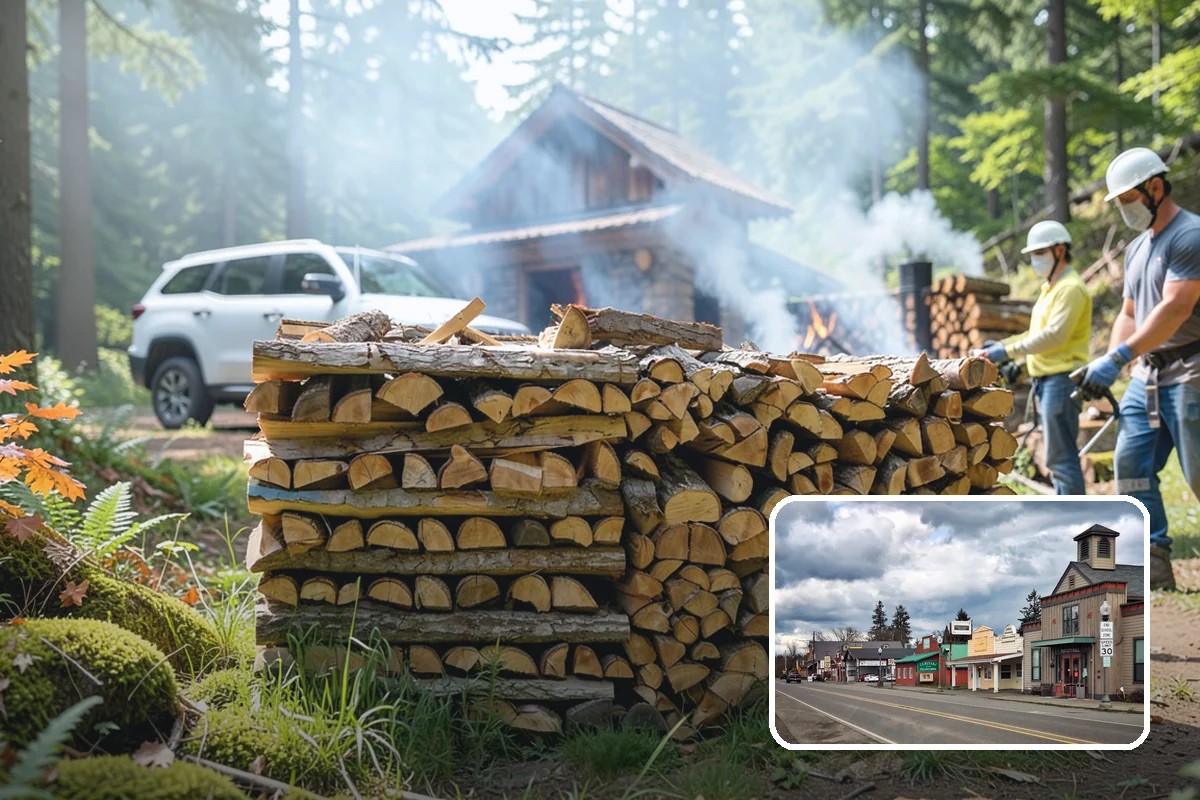 Premium Kiln-Dried Firewood in Roy, Pierce County, WA - Extremely low moisture for fast, reliable lighting