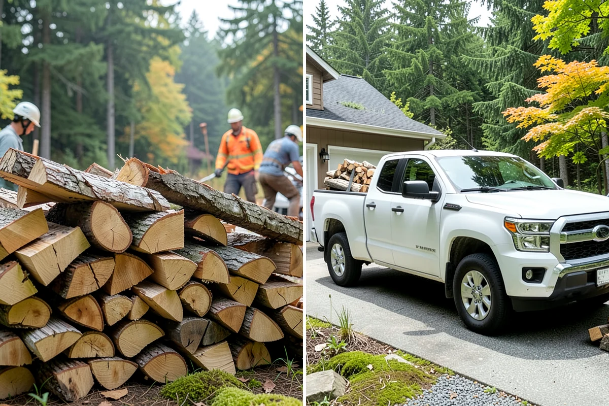 Premium Kiln-Dried Firewood in SeaTac, WA - Confirm your quantity and delivery preferences