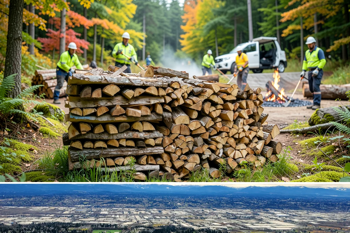Premium Kiln-Dried Firewood in SeaTac, WA - Available year-round, making it the ideal solution when you need dry wood immediately during winter.
