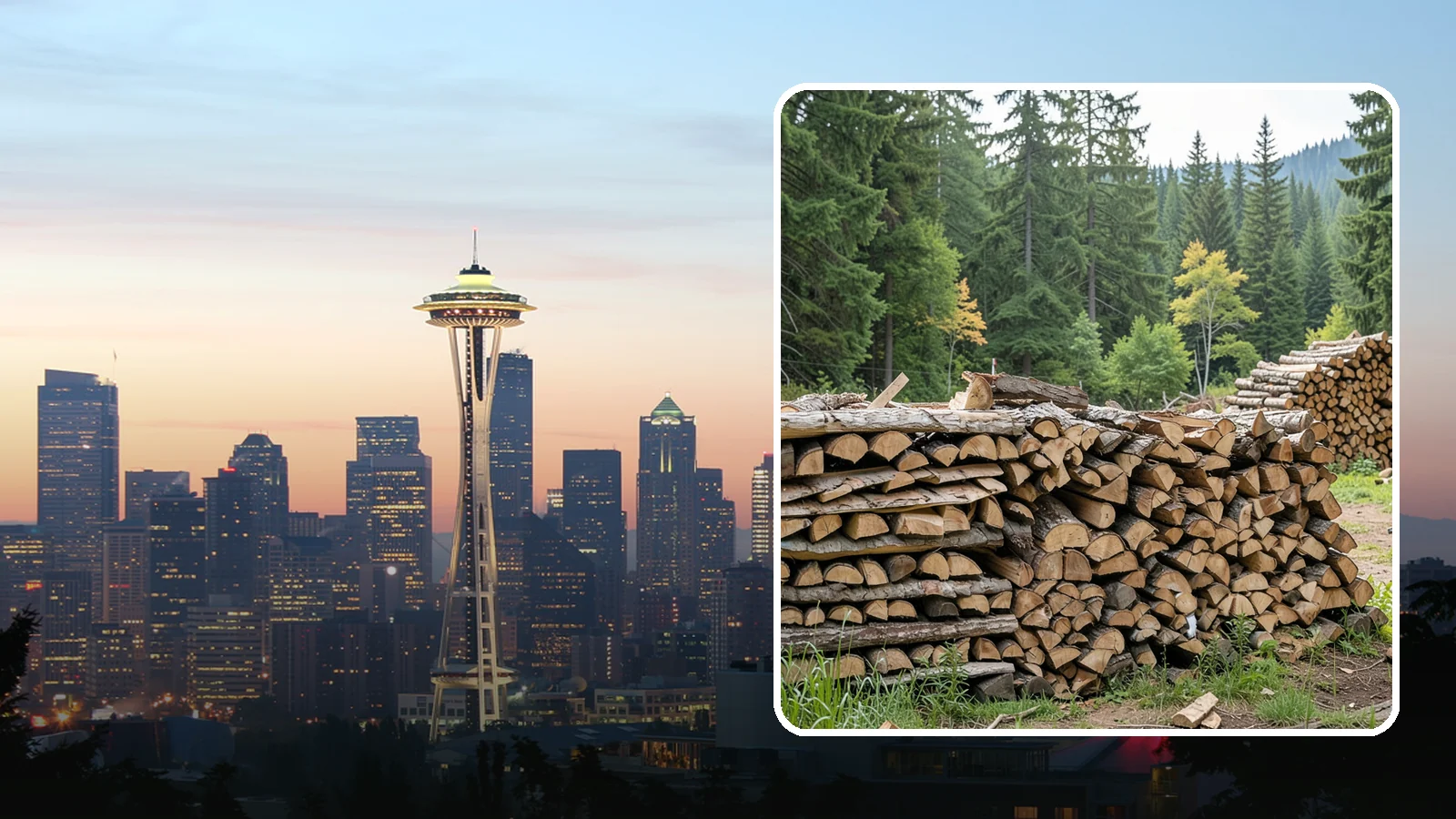 Premium Kiln-Dried Firewood in Seattle, King County, WA - Our Premium Kiln-Dried Firewood is oven-dried to a low, verified moisture level for the cleanest, hottest, most reliable burns...