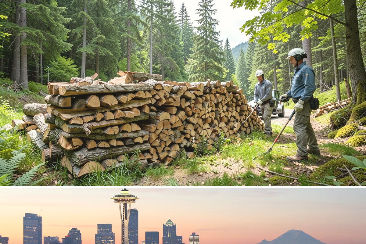 Premium Kiln-Dried Firewood in Seattle, King County, WA - Available year-round, making it the ideal solution when you need dry wood immediately during winter.