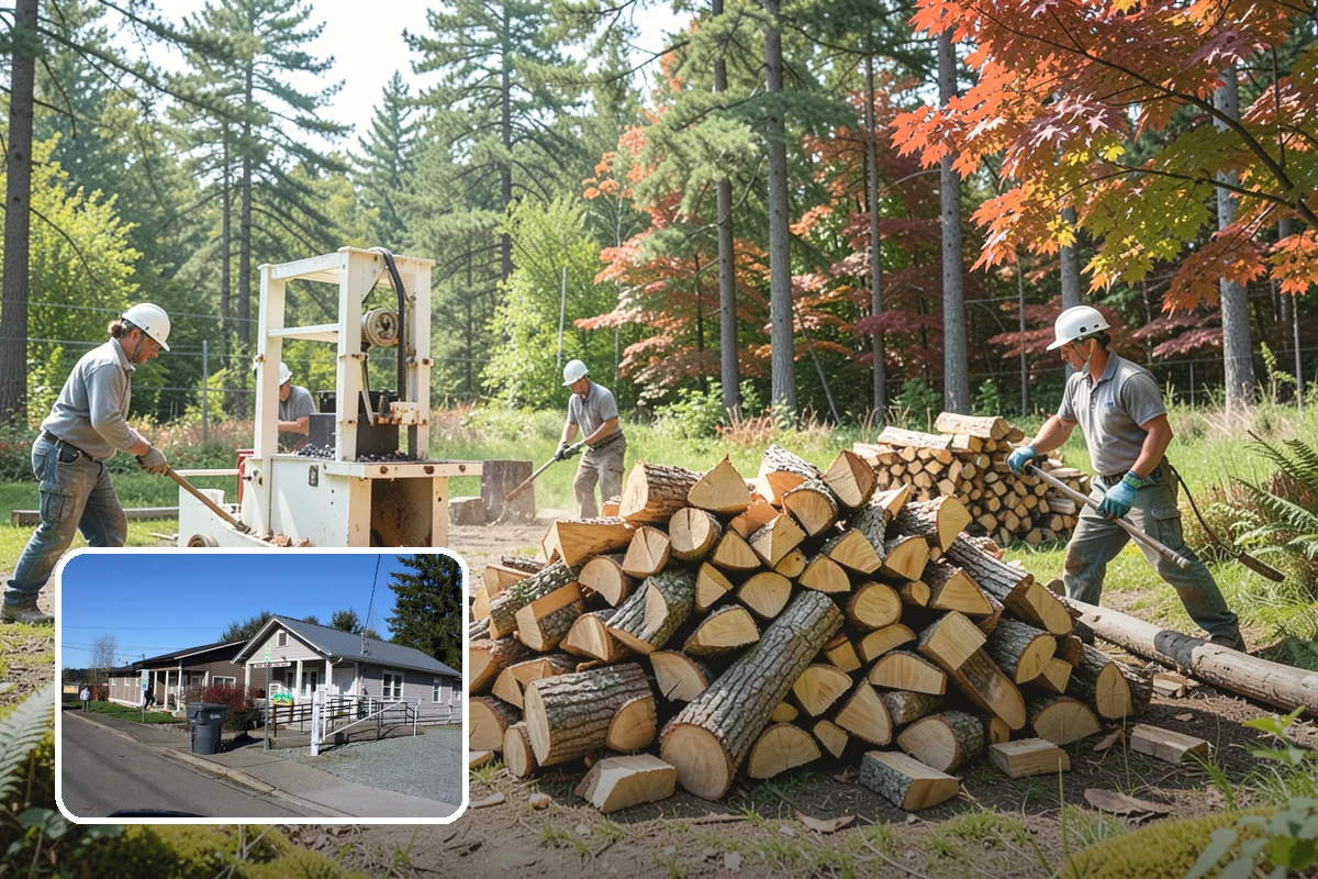 Premium Kiln-Dried Firewood in South Prairie, Pierce County, WA - Extremely low moisture for fast, reliable lighting