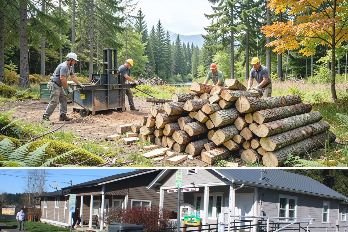Premium Kiln-Dried Firewood in South Prairie, Pierce County, WA - Available year-round, making it the ideal solution when you need dry wood immediately during winter.