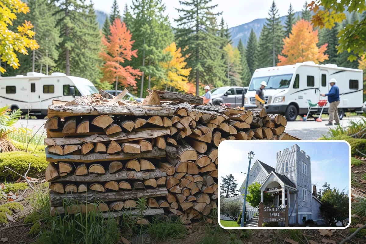 Premium Kiln-Dried Firewood in Steilacoom, Pierce County, WA - Extremely low moisture for fast, reliable lighting