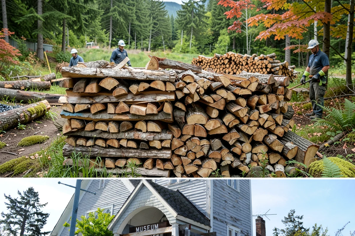 Premium Kiln-Dried Firewood in Steilacoom, Pierce County, WA - Available year-round, making it the ideal solution when you need dry wood immediately during winter.