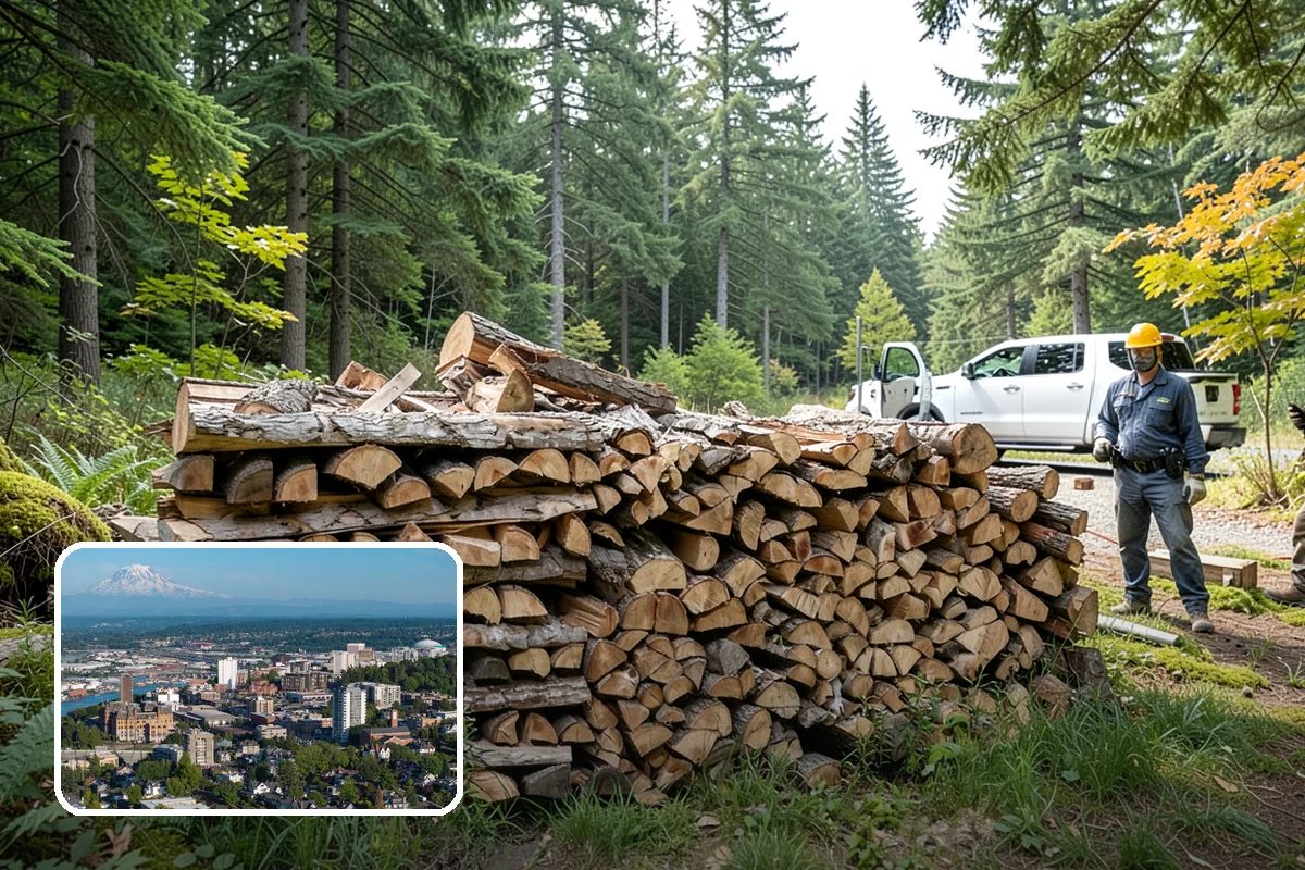 Premium Kiln-Dried Firewood in Tacoma, Pierce County, WA - Extremely low moisture for fast, reliable lighting