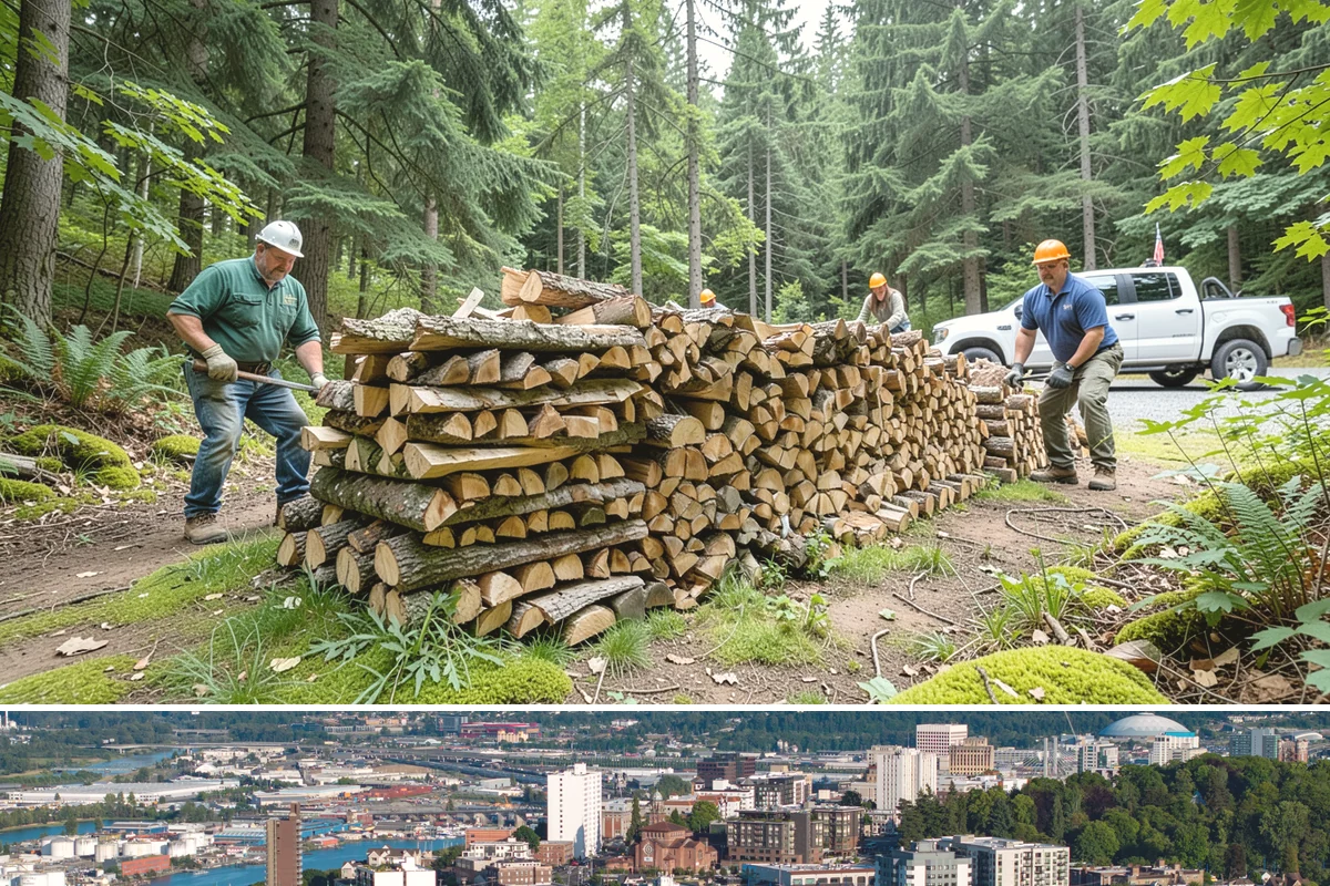 Premium Kiln-Dried Firewood in Tacoma, Pierce County, WA - Available year-round, making it the ideal solution when you need dry wood immediately during winter.