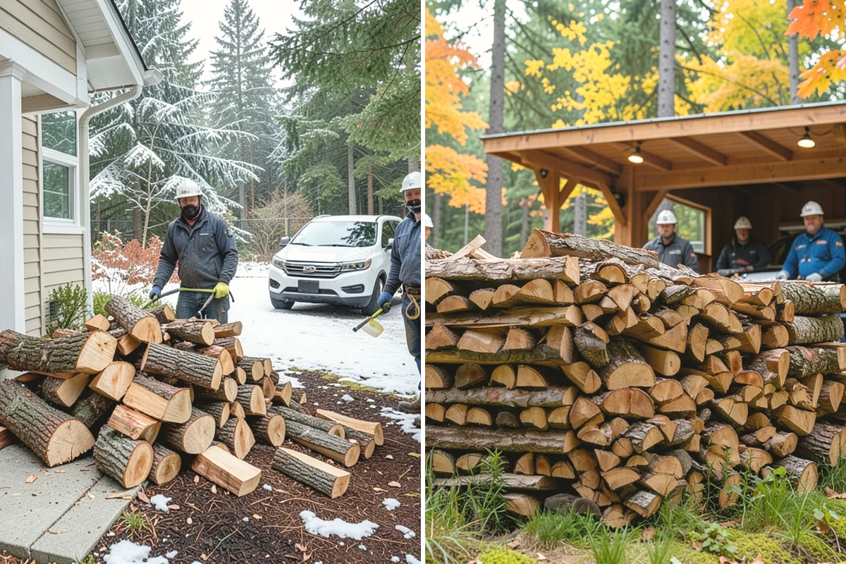 Premium Kiln-Dried Firewood in Tukwila, King County, WA - Confirm your quantity and delivery preferences