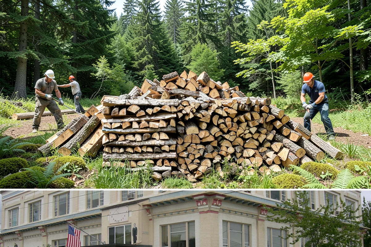 Premium Mixed Firewood in Anacortes, Skagit County, WA - Order the premium mix in fall so you have a versatile, all-purpose supply ready for the whole heating season.
