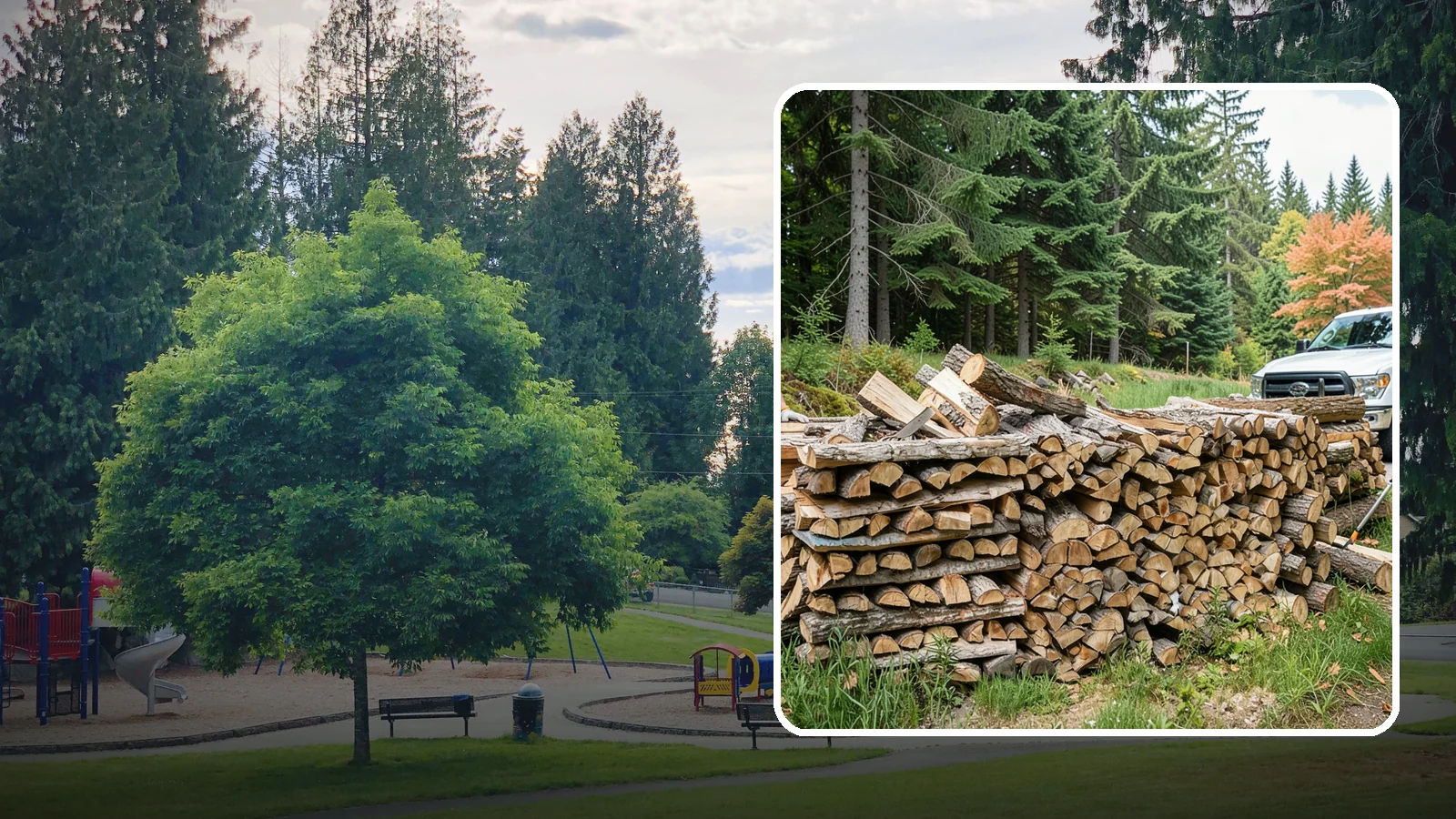 Premium Mixed Firewood in Bonney Lake, Pierce County, WA - Our premium mixed firewood balances fast-lighting and long-burning wood in one carefully dried load for versatile, all-purpose...