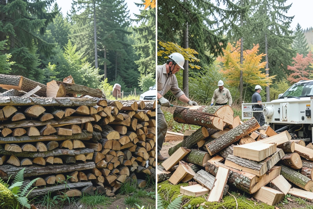 Premium Mixed Firewood in Bonney Lake, Pierce County, WA - We combine fast-lighting and long-burning stock in a balanced ratio