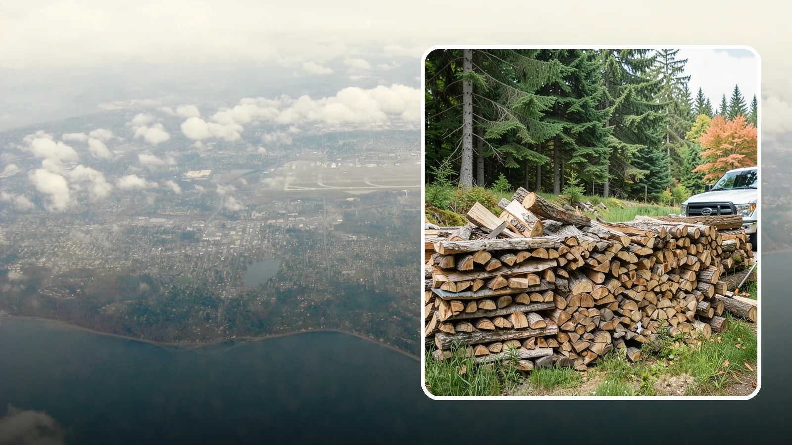 Premium Mixed Firewood in Burien, King County, WA - Our premium mixed firewood balances fast-lighting and long-burning wood in one carefully dried load for versatile, all-purpose...